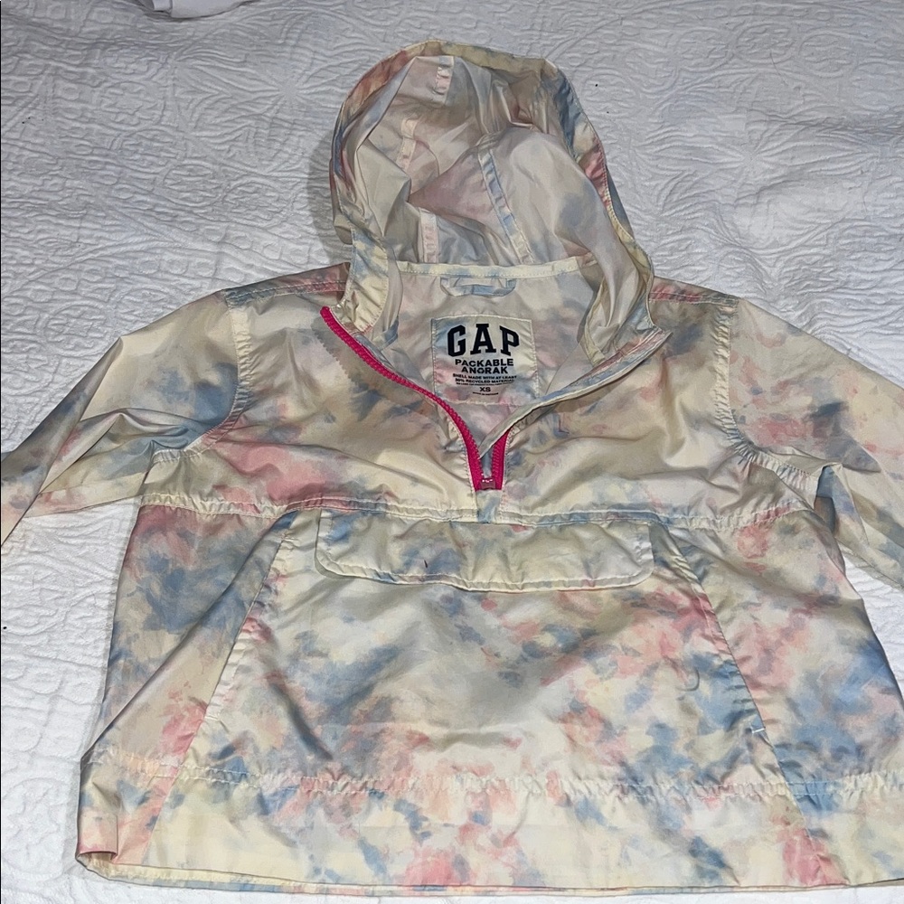 GAP Multicolor Tie-Dye Hooded Jacket